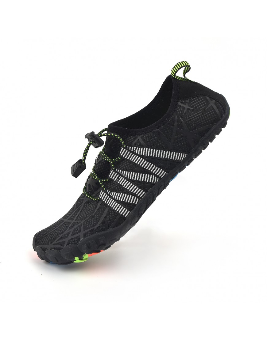 Mens Water Shoes Slip-on Toe Shoes Barefoot with Superior Cushioning